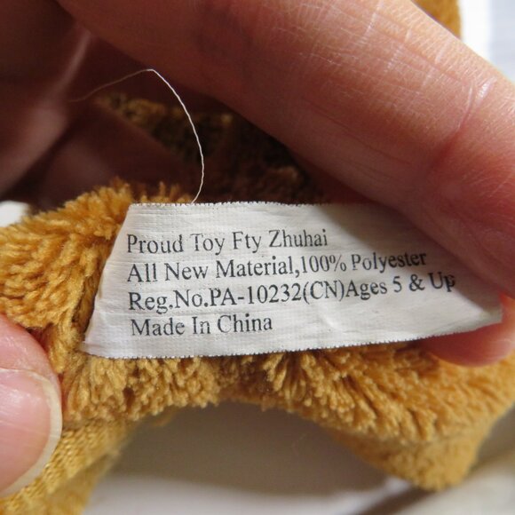 Tiger puppet stuffed animal plush, also Golf Club topper - Picture 7 of 9